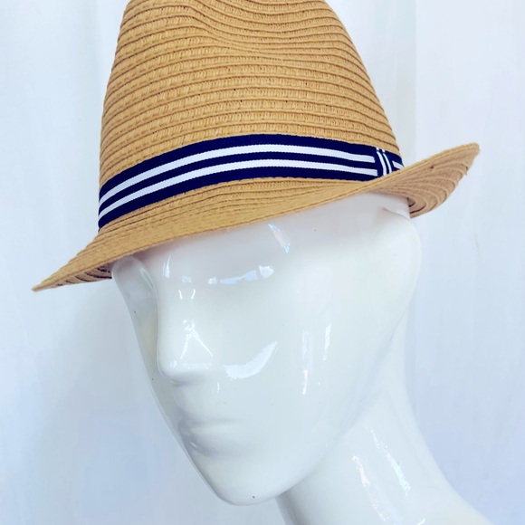 Janie and Jack Straw Fedora Hat size 4-5 ☀️spring summer - Picture 7 of 12